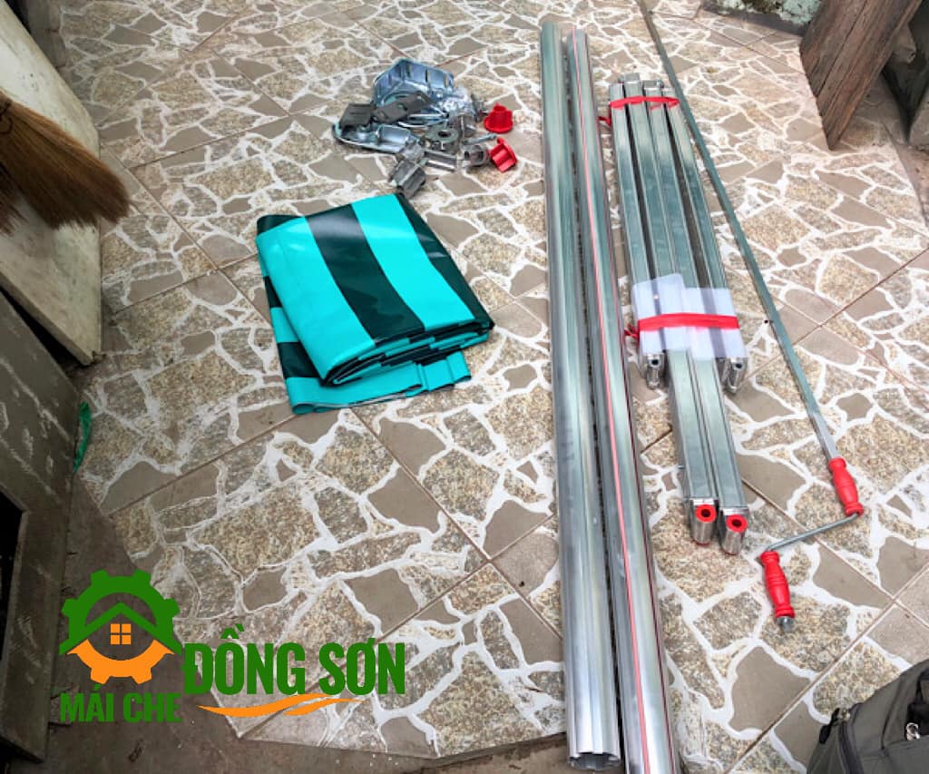 cấu tạo mái hiên di động