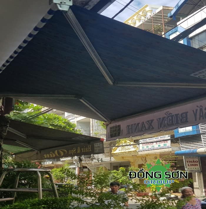 Thay bạt mái che di động rẻ