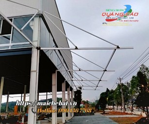 Thay Bạt Mái Che Di Động Quán Cafe
