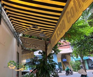 Mái che di động quay tay