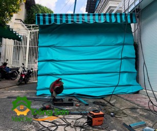 Thay Bạt Mái Che Kéo Tay HCM
